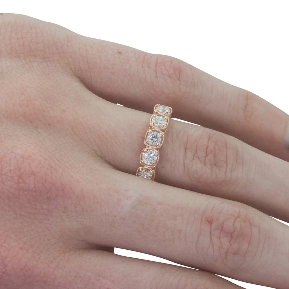 18ct Rose Gold Diamond Ring