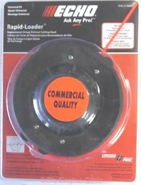 (3 Pack) Echo Rapid-Loader Two Line Trimmer Head 21560056