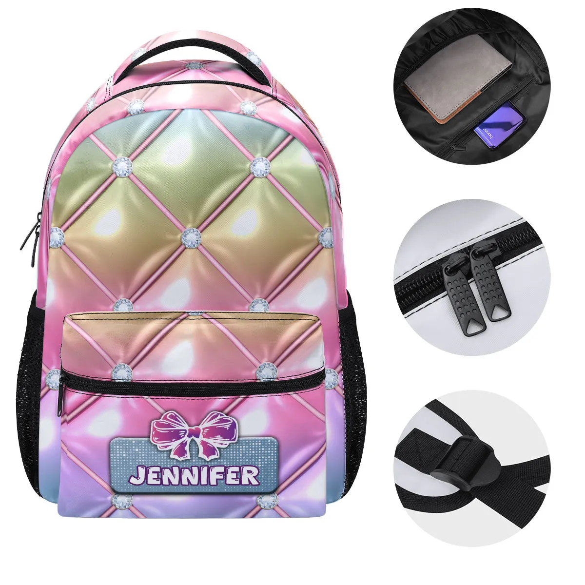 3D Effect - Personalized Backpack SBBPT82