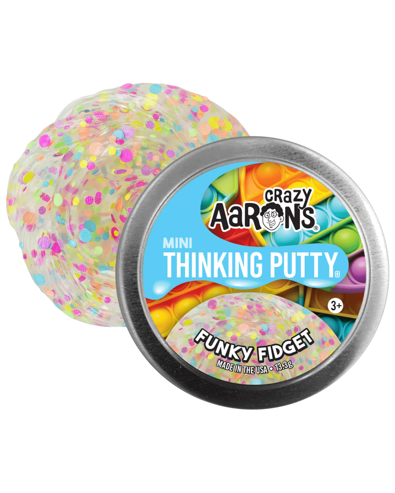 Aarons Putty 2 Inch Mini Thinking Putty Star Effects 72 Tin - Assorted