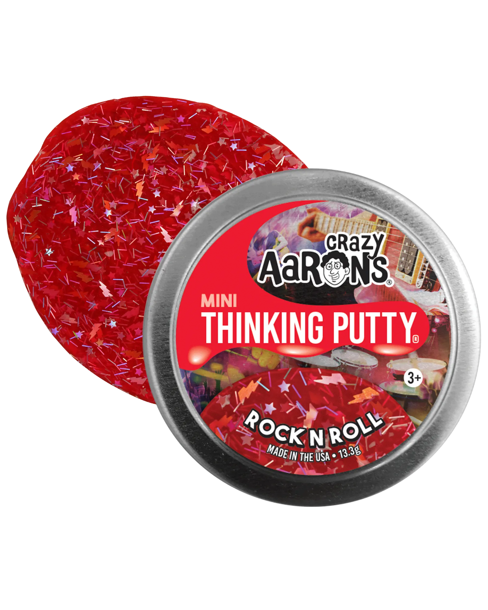 Aarons Putty 2 Inch Mini Thinking Putty Star Effects 72 Tin - Assorted