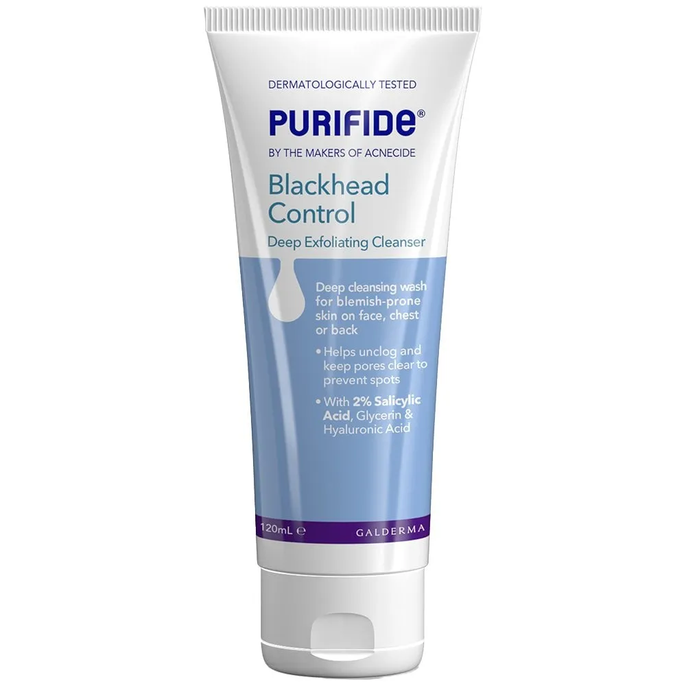 Acnecide   Purifide Purifide Blackhead Control Deep Exfoliating Cleanser 120ml