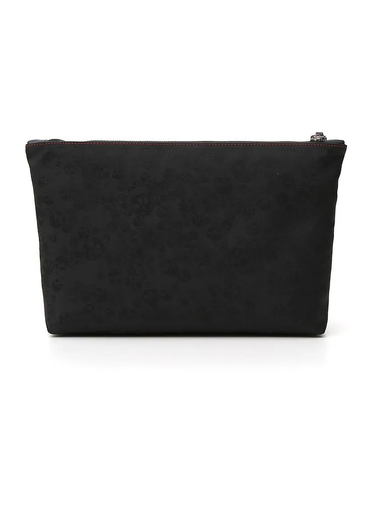 Alexander McQueen Embroidered Skull Clutch Bag