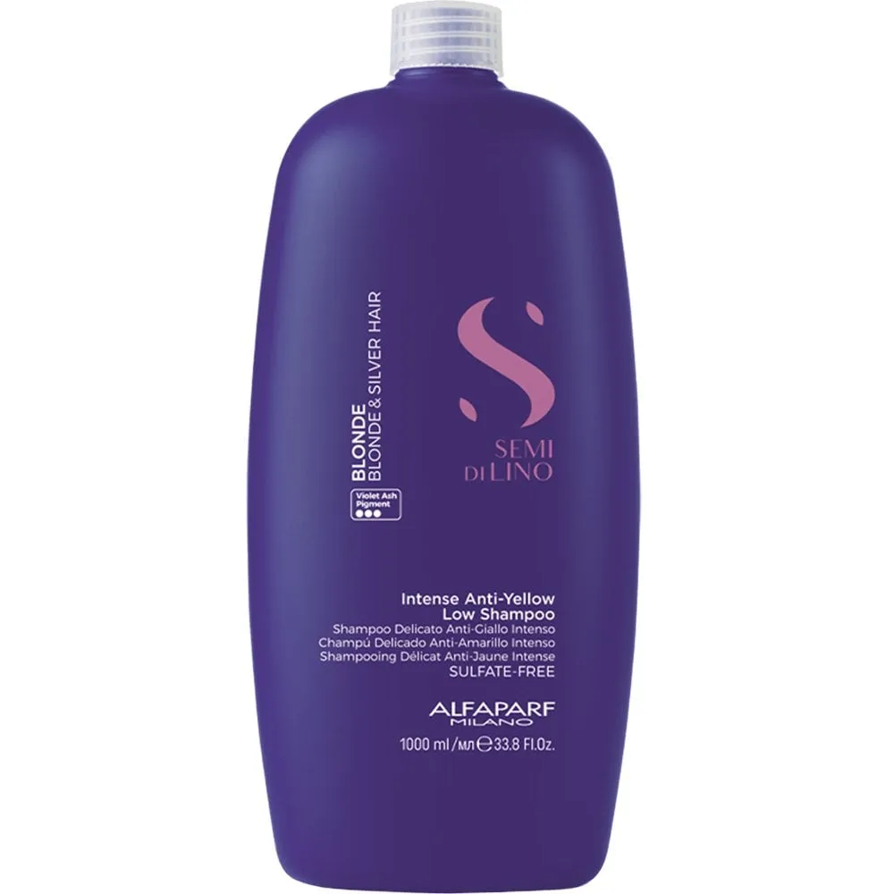 Alfaparf Milano Semi Di Lino Blonde Anti-Yellow Low Shampoo 1000ml