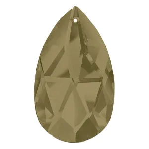 Almond Crystal 3.5 inches Satin Prism with One Hole on Top