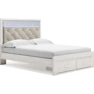 Altyra Storage Bed - White