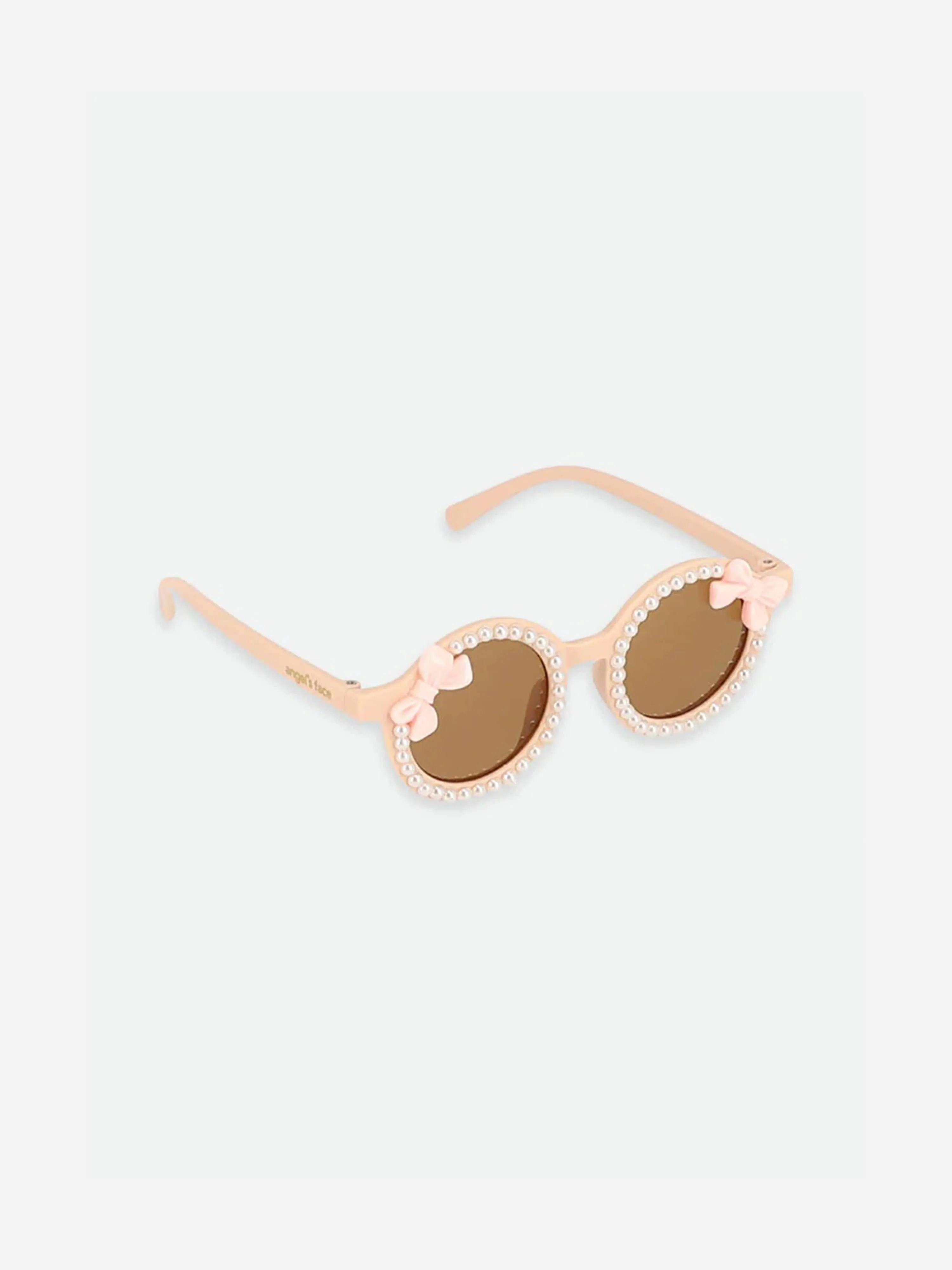 Angels Face Girls Paige Pearl Bow Sunglasses in Pink