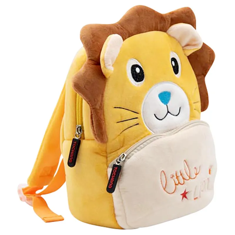 Animal Plushie Backpack Series- Lion (M-L)