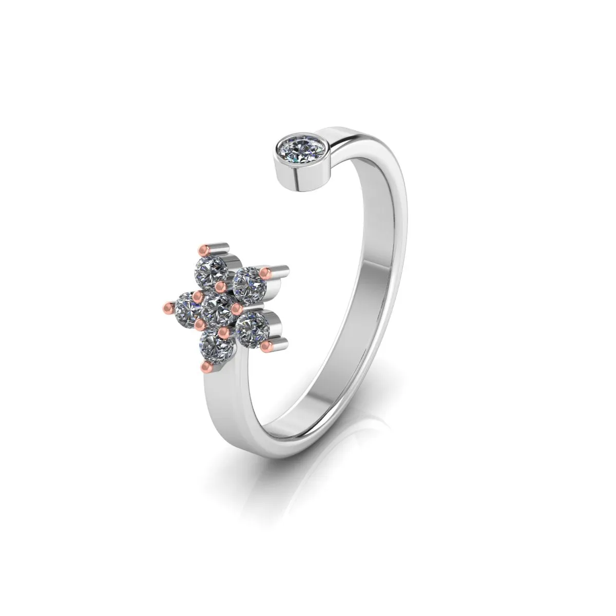 Aster Sterling Silver Ring