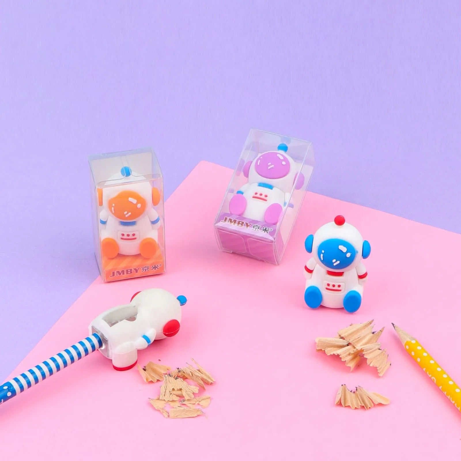 Astro Monkey Eraser Set