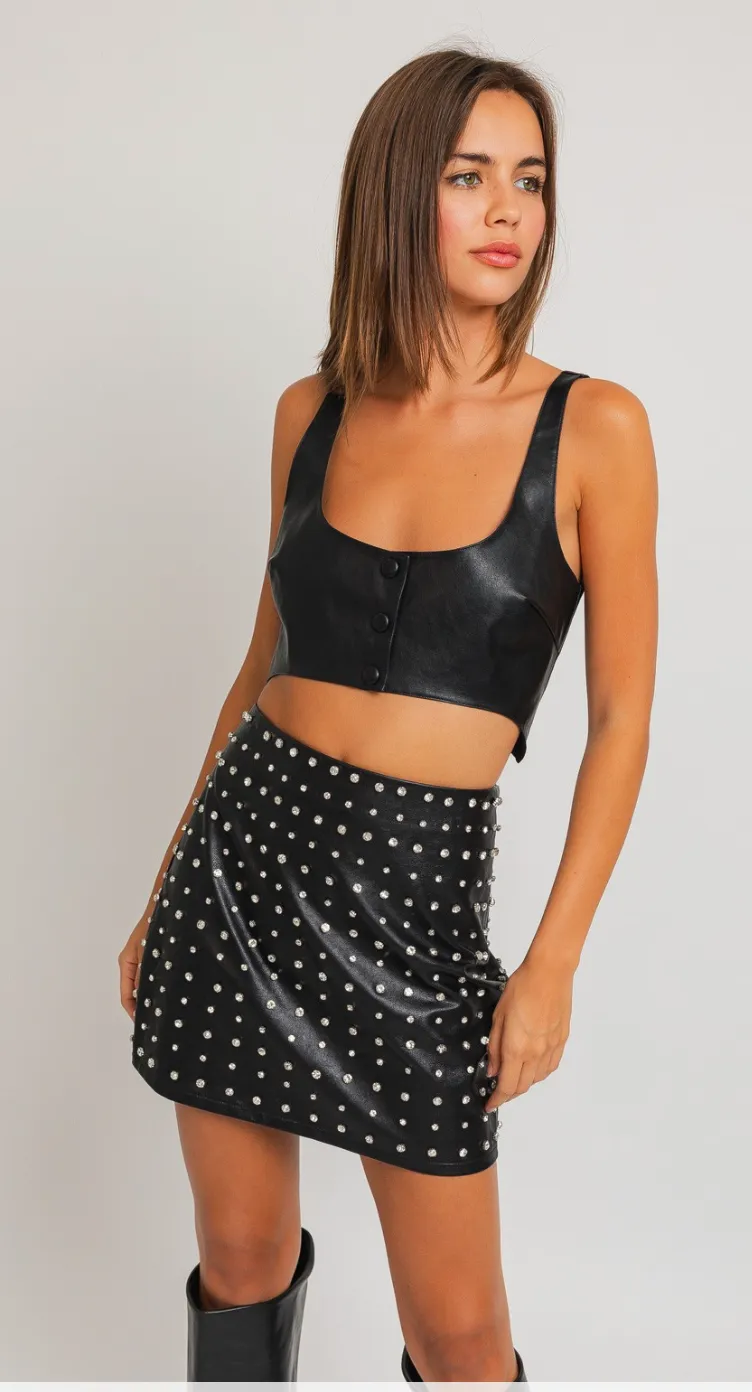 Asymmetrical Vegan Bra Top