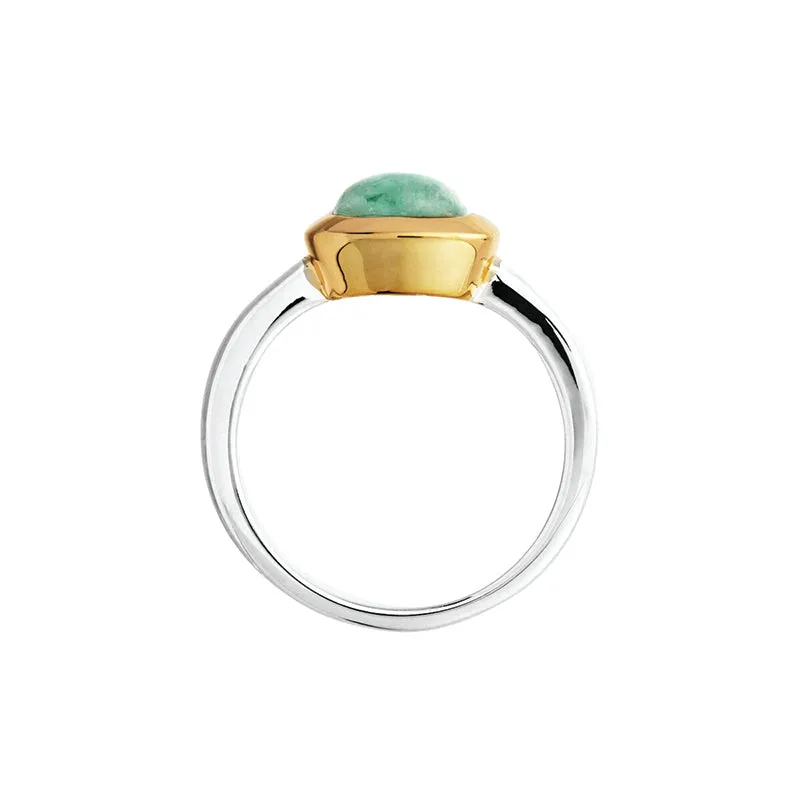 AURA TWO-TONE AVENTURINE RING