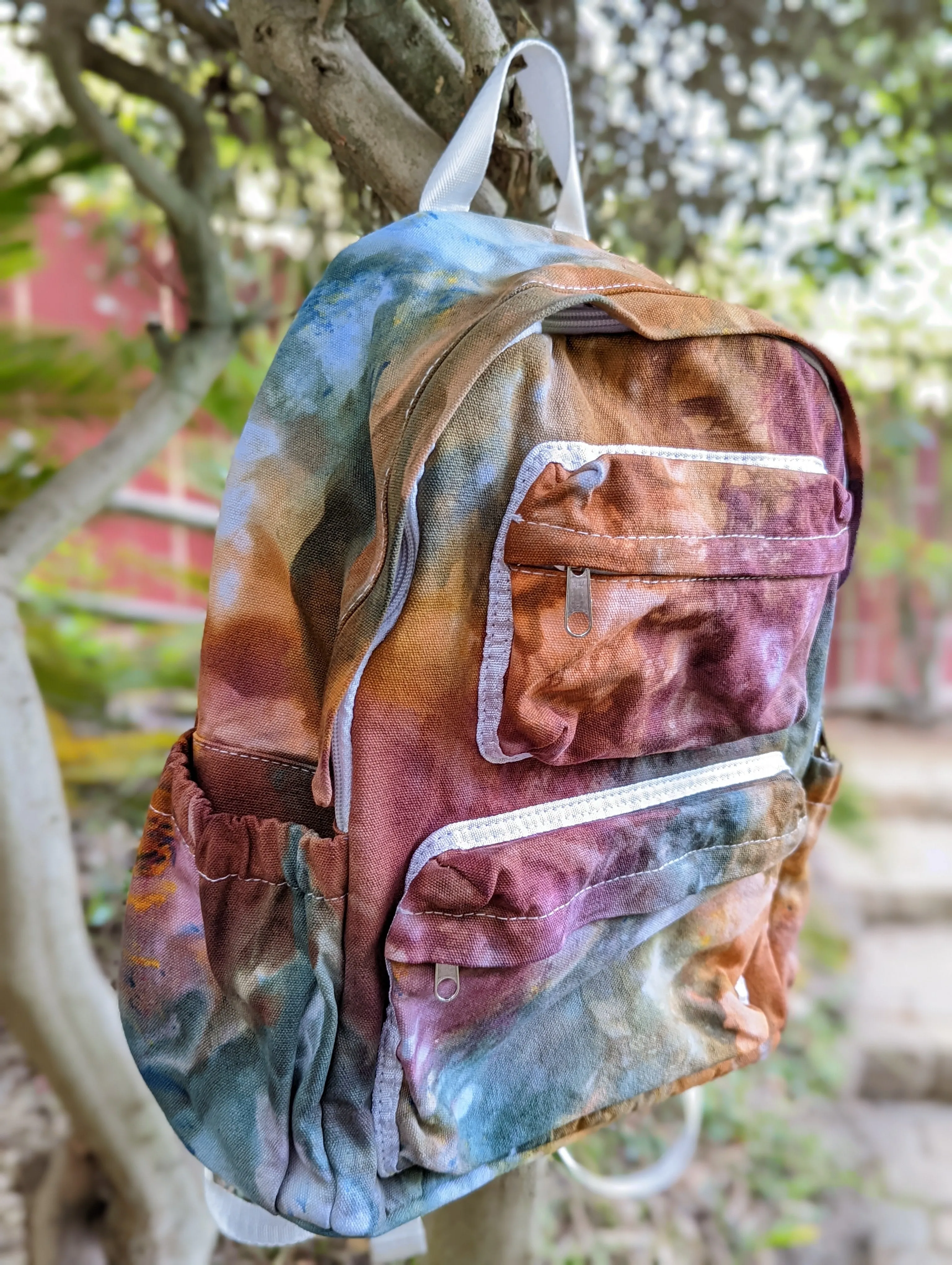 Backpack in Earthy Rainbow