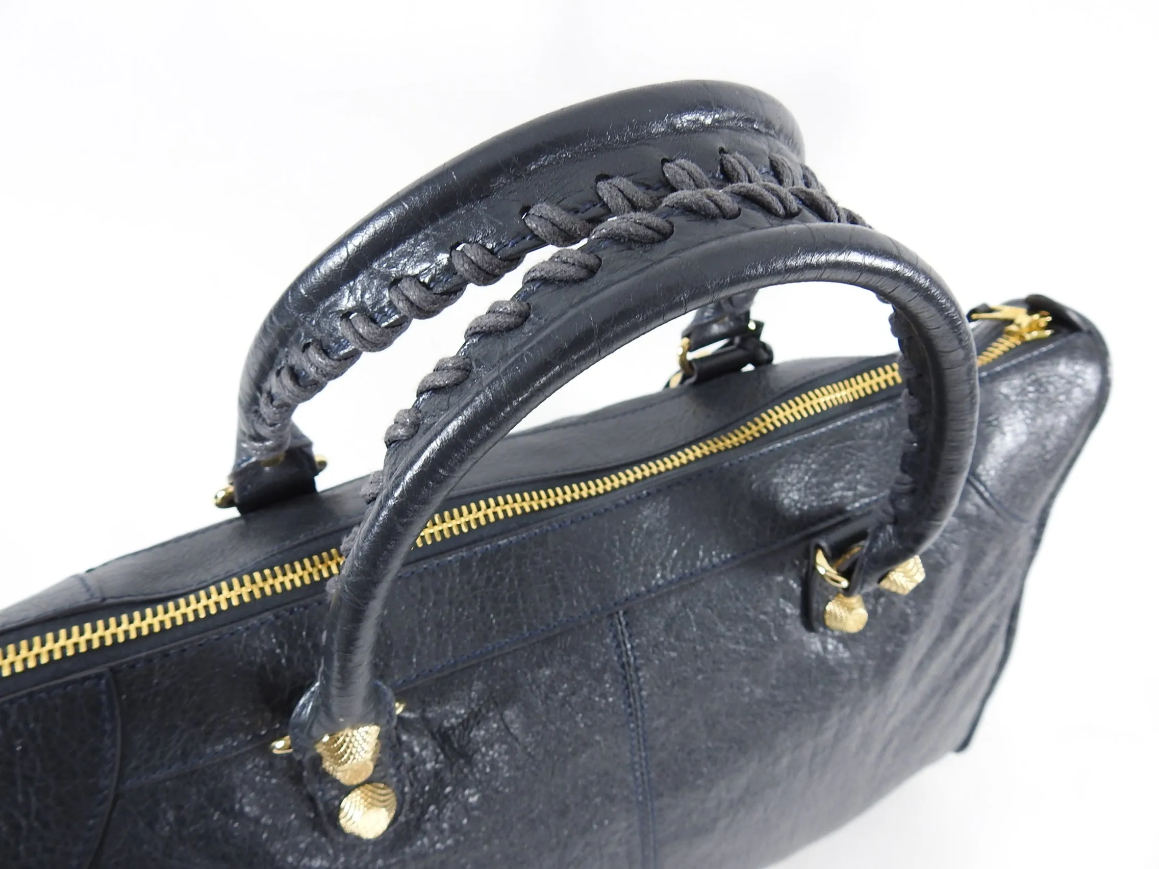 Balenciaga Dark Grey Work Bag with Giant 21 Hardware