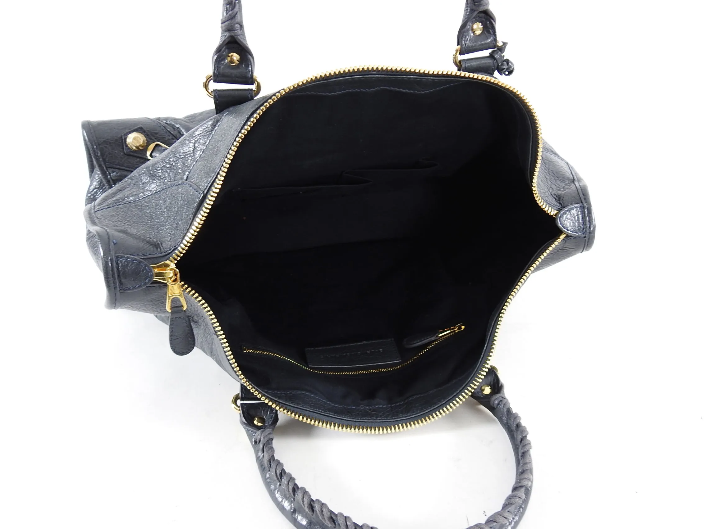 Balenciaga Dark Grey Work Bag with Giant 21 Hardware