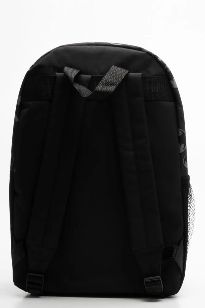 Batman Double Front Pocket Backpack Black