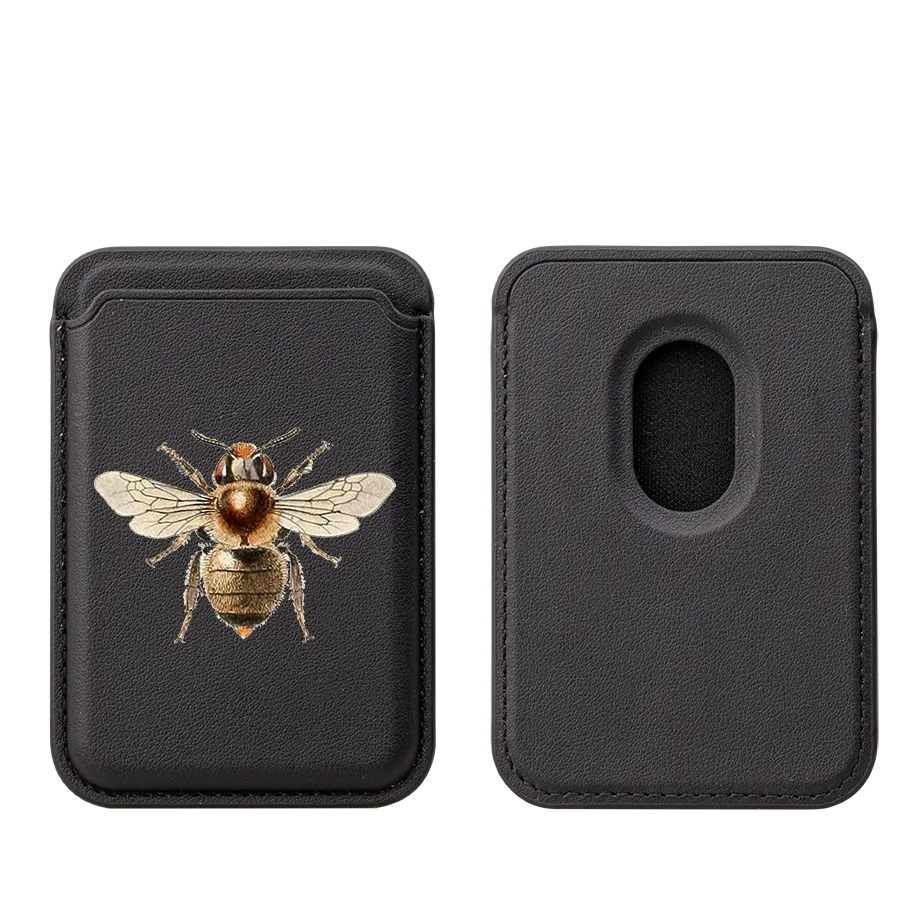 Bee V MagSafe Wallet- Black