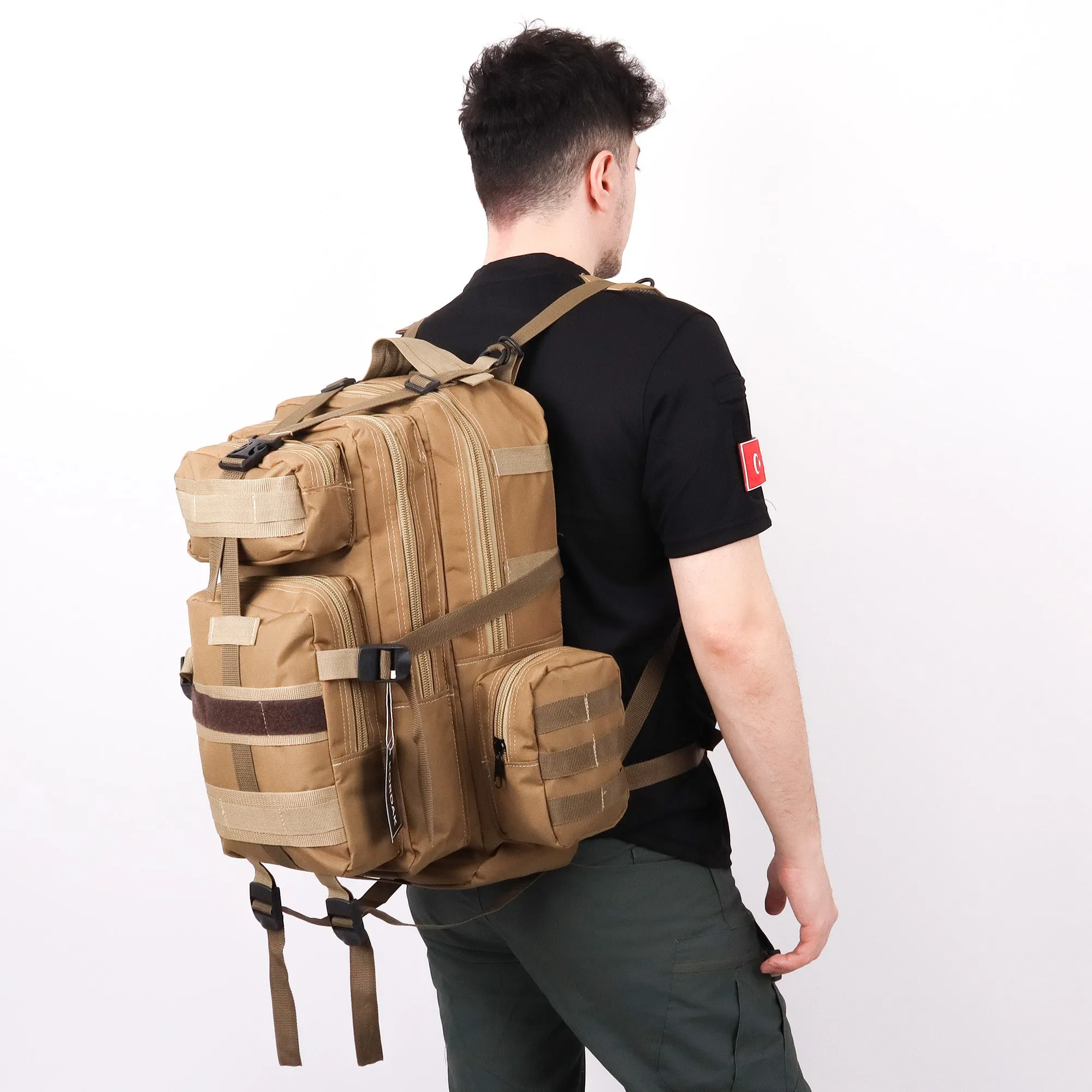 Beige Hike Outdoor Backpack - 42 Liters Bag