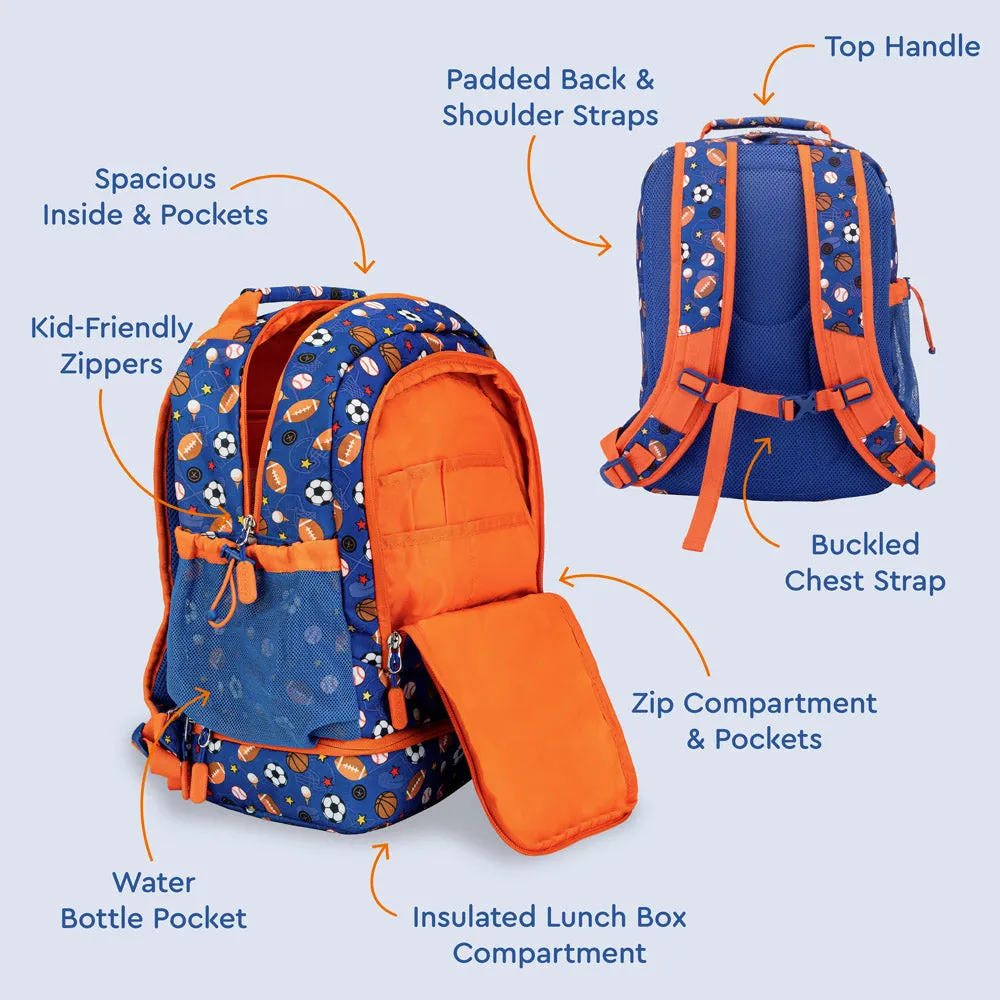 Bentgo Kids Prints 2-in-1 Backpack & Lunch Bag