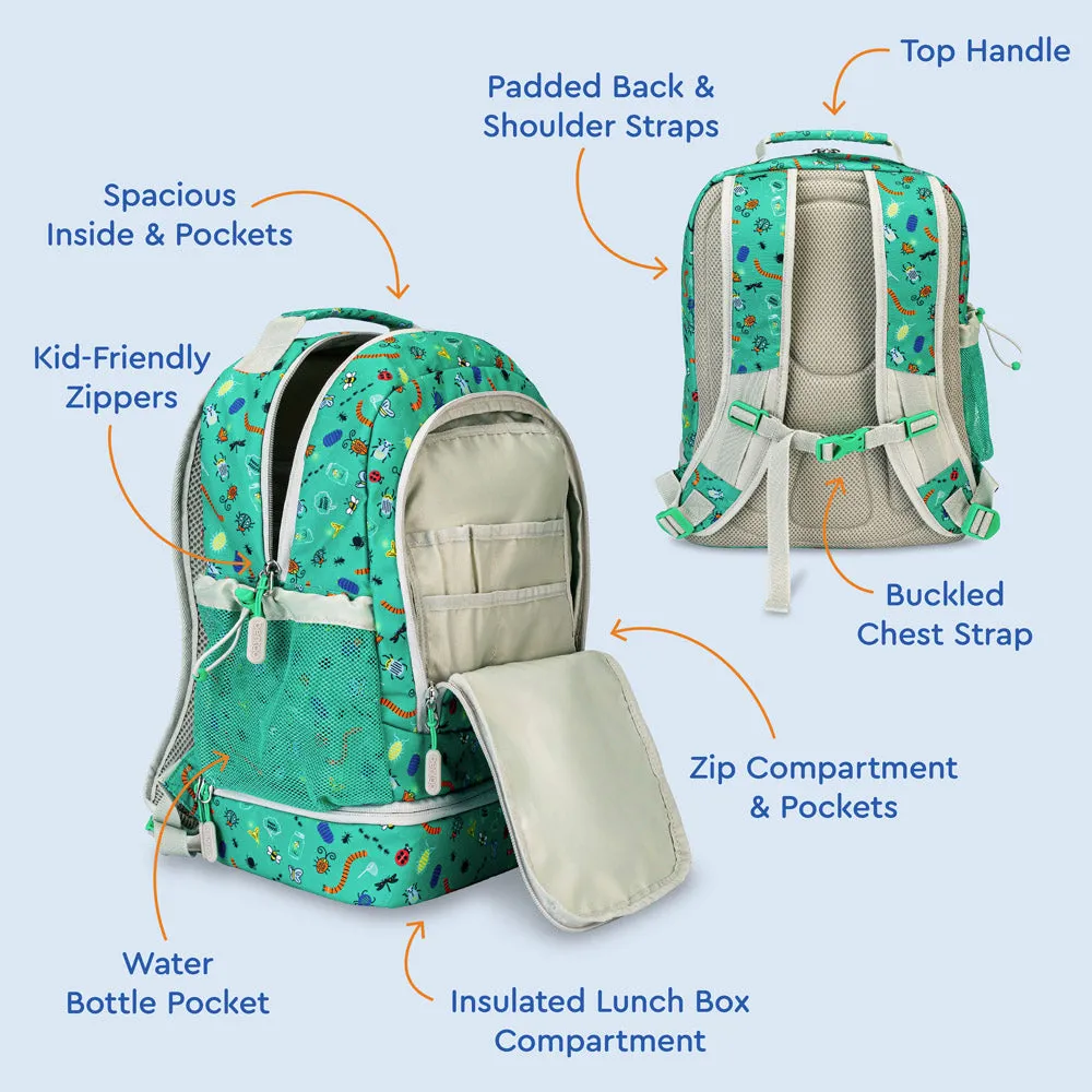 Bentgo Kids Prints 2-in-1 Backpack & Lunch Bag