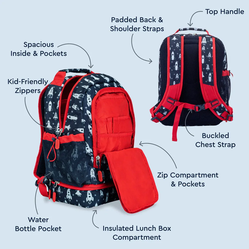 Bentgo Kids Prints 2-in-1 Backpack & Lunch Bag