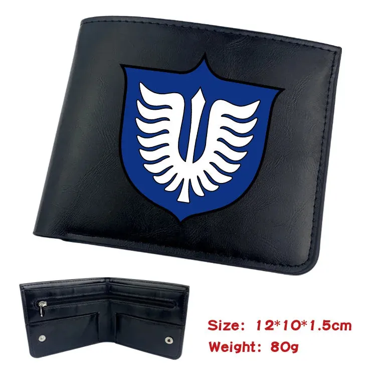 Berserk Animation Derivative Portable Folding Wallet Short Coin Purse with Card Holder