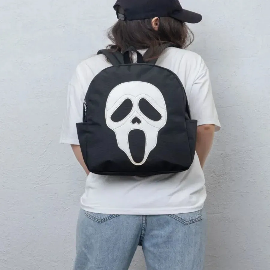 Black Ghost Face Backpack