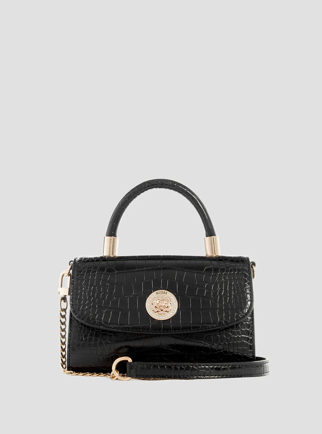 Black Golden Rock Crossbody Bag