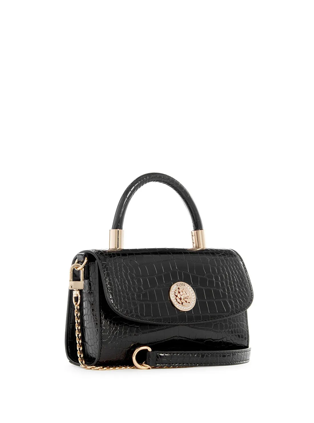 Black Golden Rock Crossbody Bag