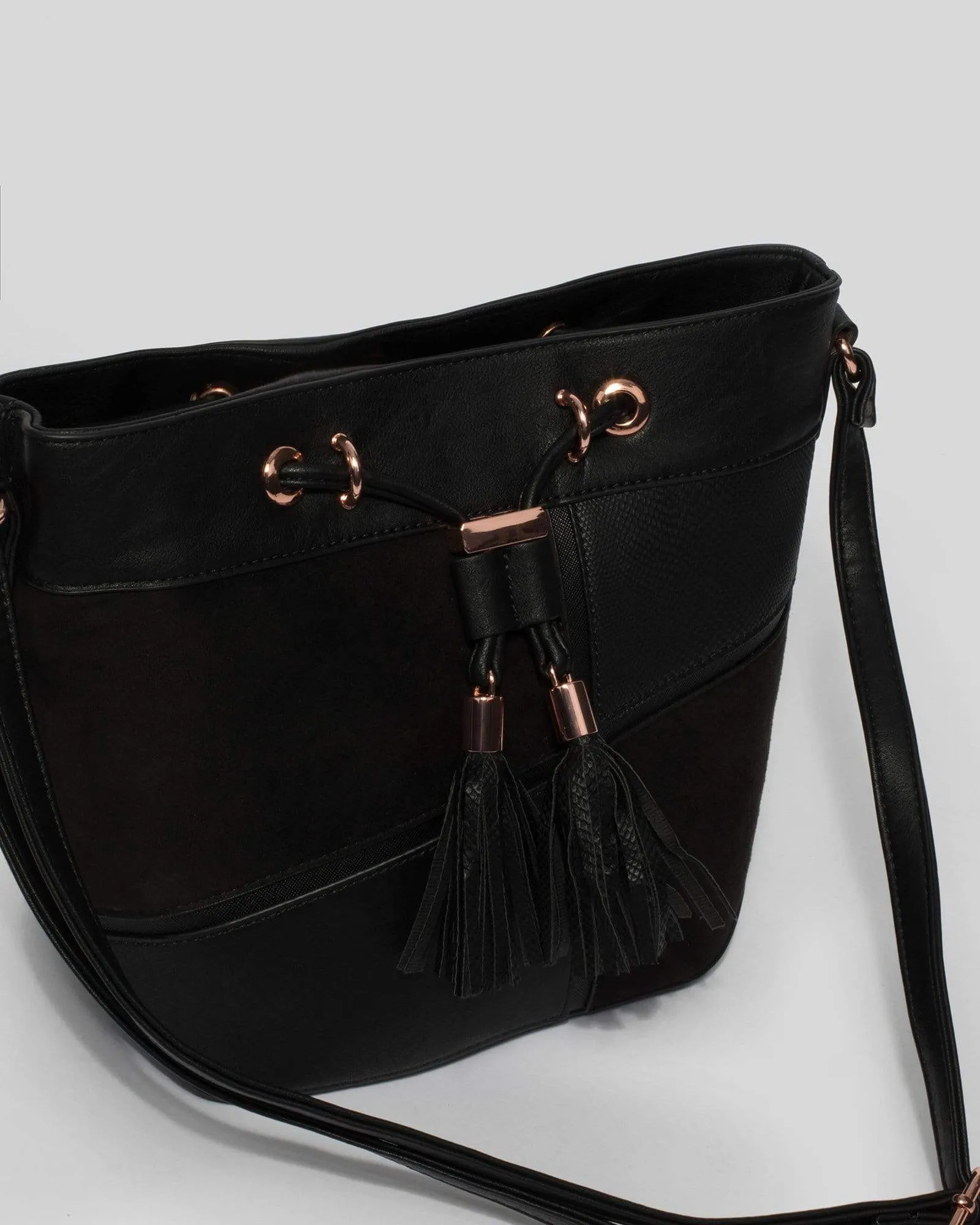 Black Mimi Bucket Bag