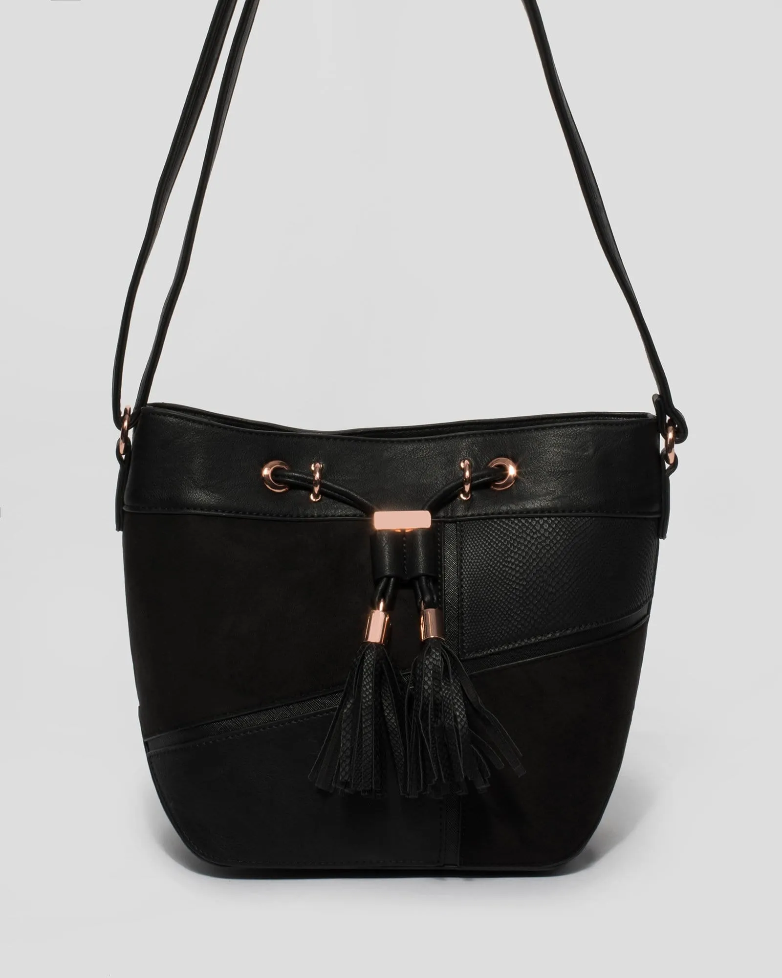 Black Mimi Bucket Bag