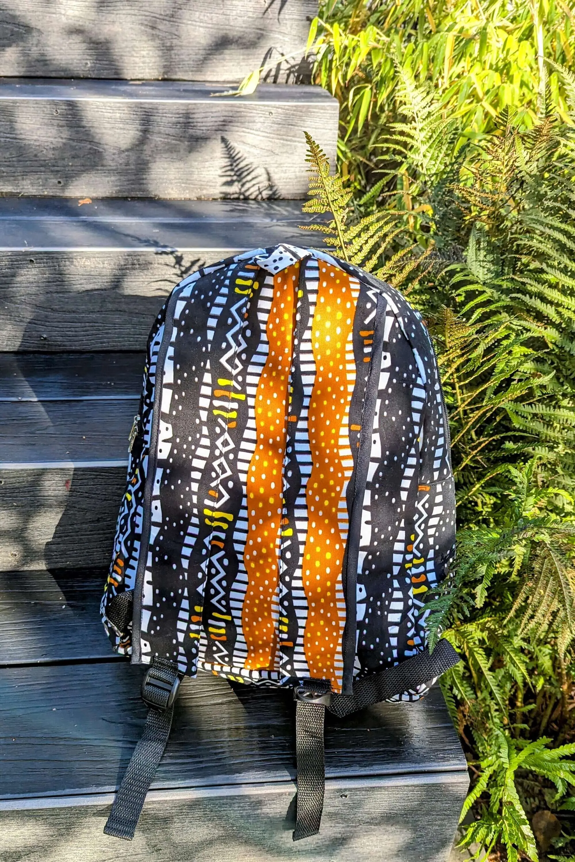 Bogolon African Print Backpack