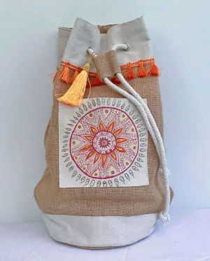 Boho Collection -Blazing Mandala Satchel