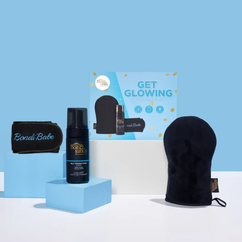 Bondi Sands Get Glowing 3 Piece Starter Kit Dark