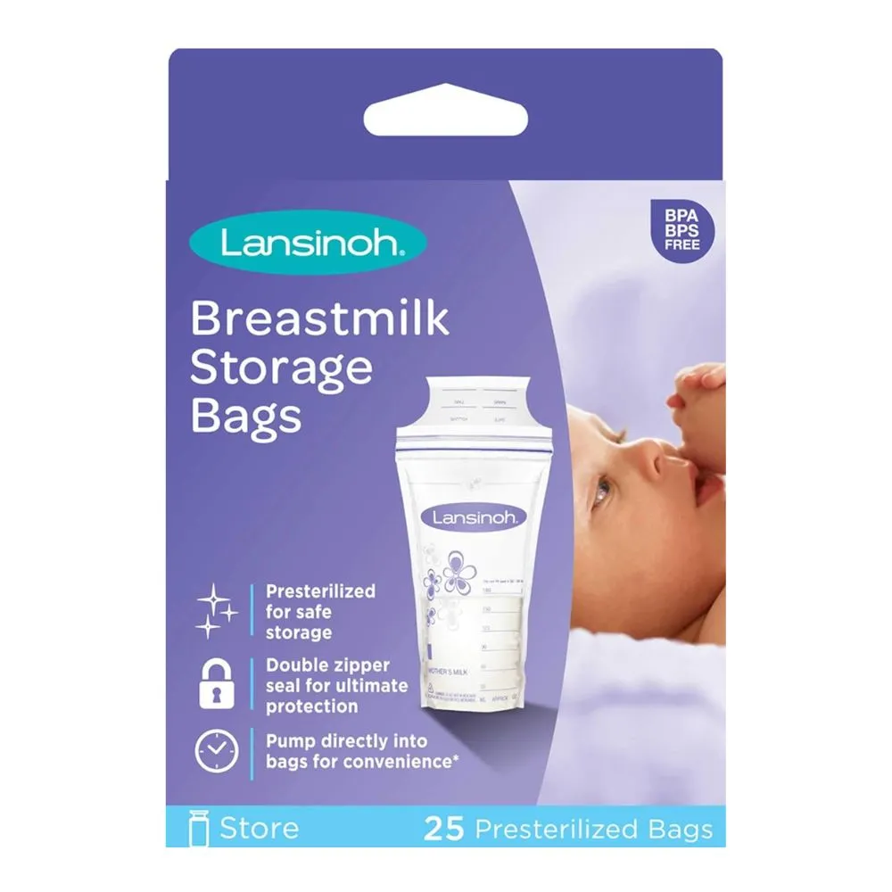 Breast Milk Storage Bags - Count 25