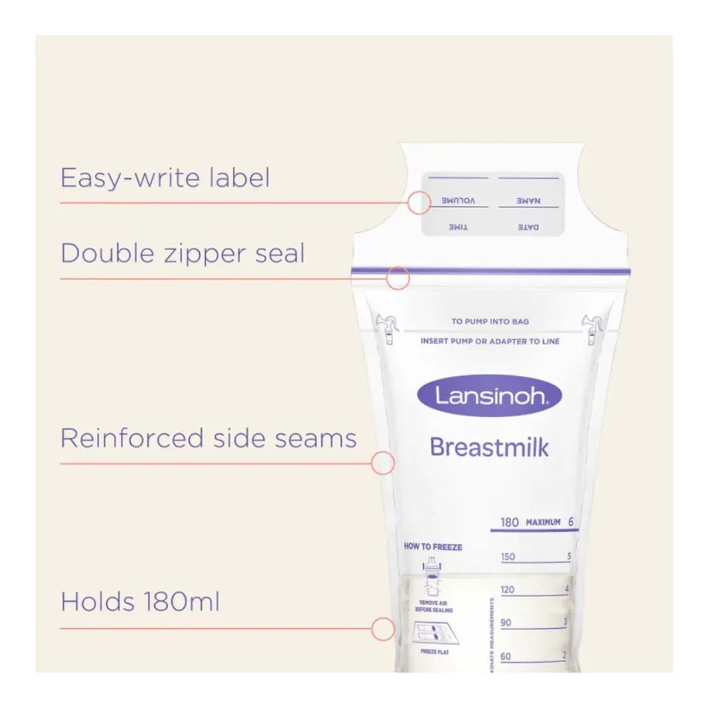 Breast Milk Storage Bags - Count 25