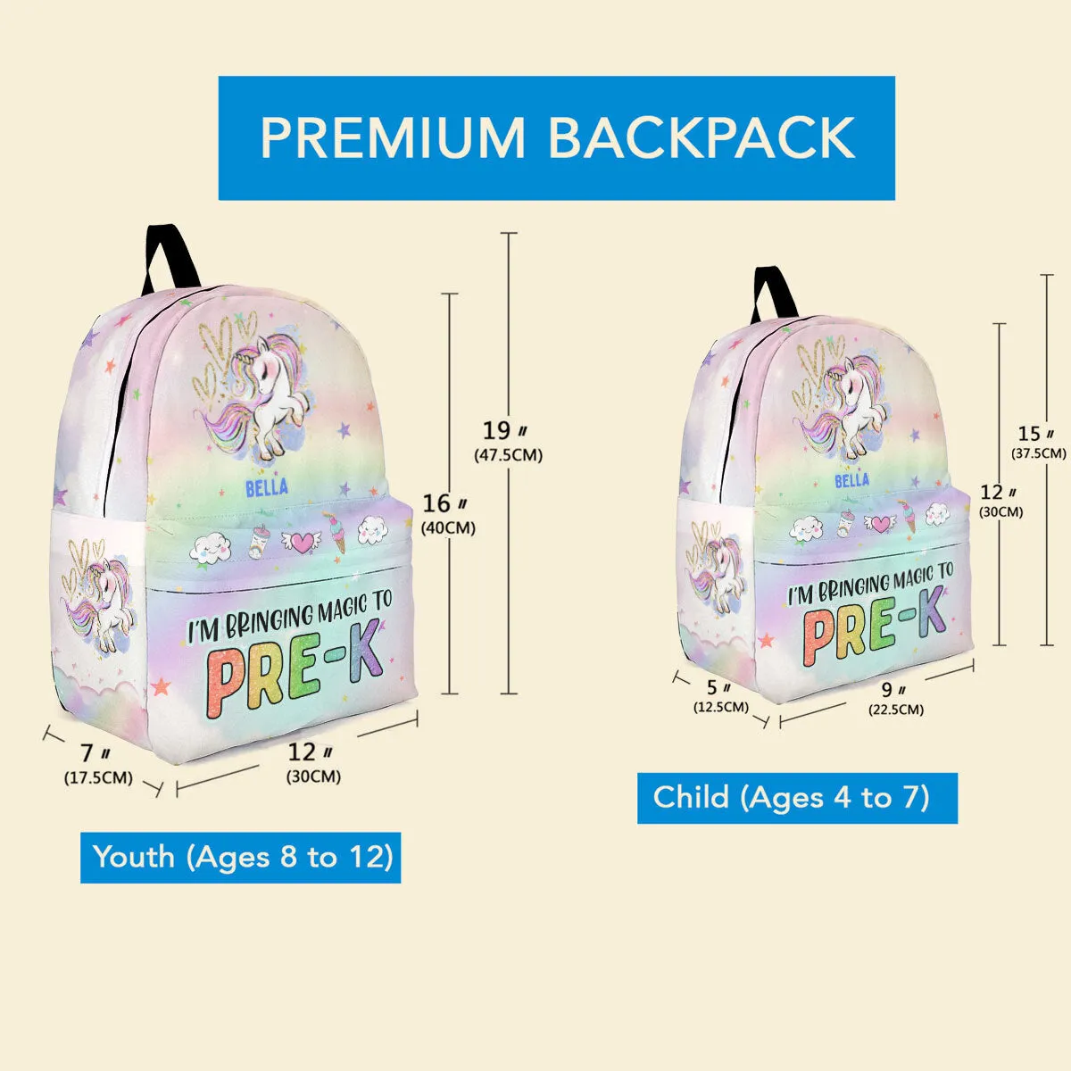 Bringing Magic To School - Personalized Backpack