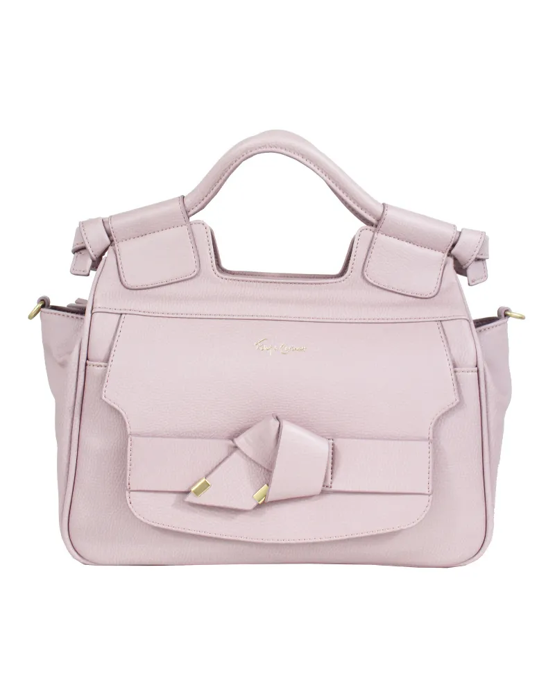 Brittany Satchel in Violet Blush