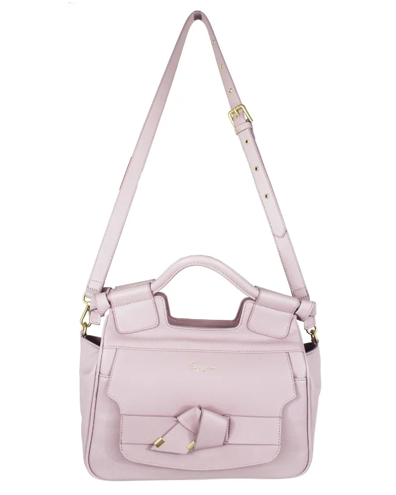 Brittany Satchel in Violet Blush