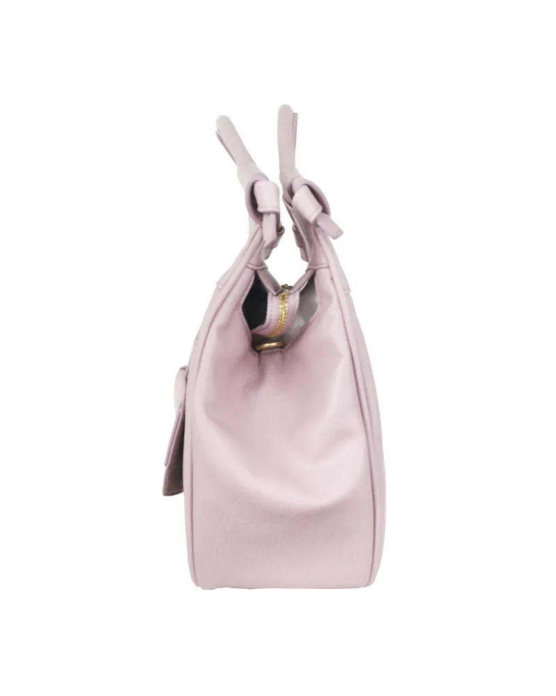 Brittany Satchel in Violet Blush