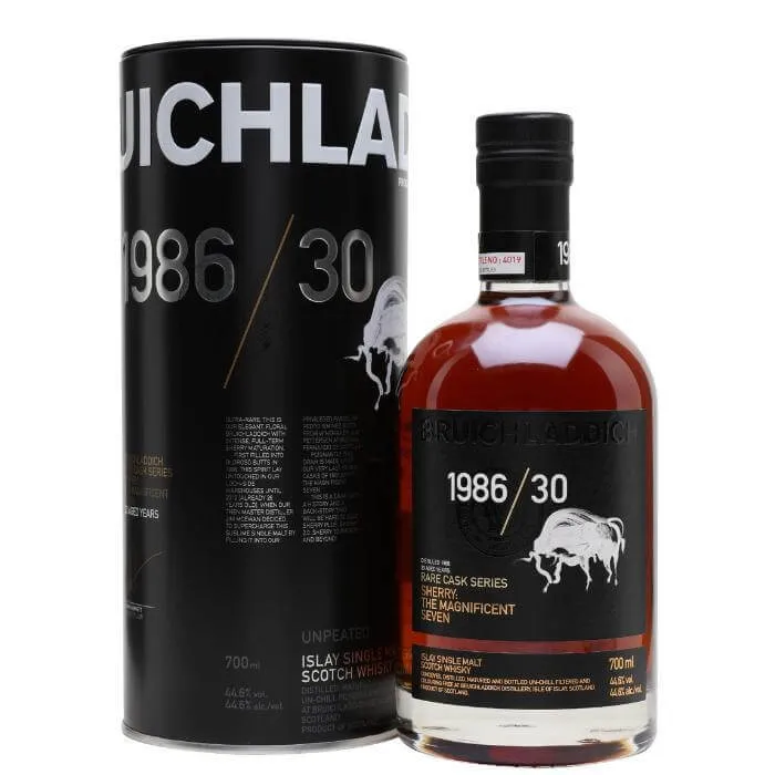 Bruichladdich 1986/30 Sherry: The Magnificent Seven