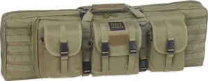 Bulldog 37" Single Tactical Cs - 3 Large Accessory Pockets Grn