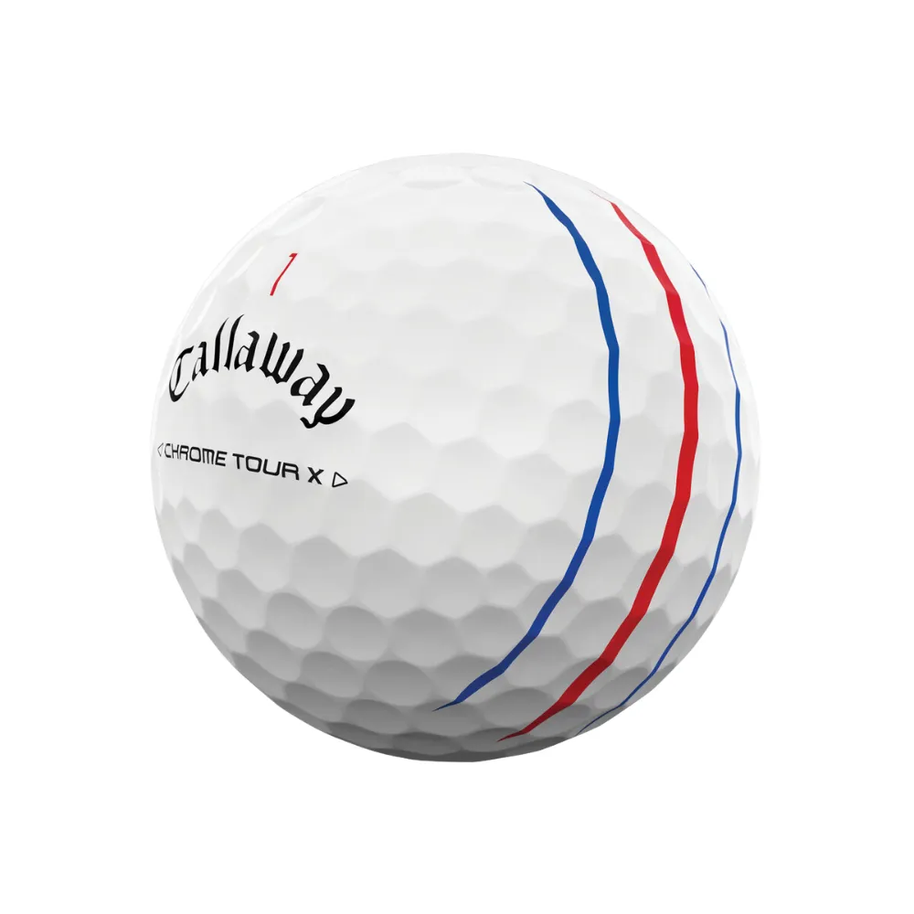 Callaway Chrome Tour X Triple Track 24 White Golf Balls  - 2 Dozen Pack