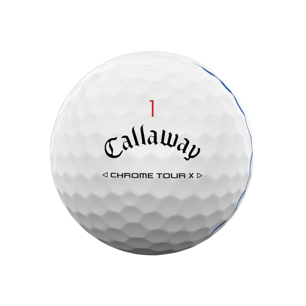 Callaway Chrome Tour X Triple Track 24 White Golf Balls  - 2 Dozen Pack