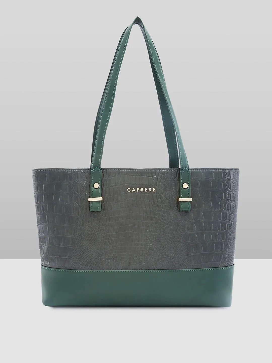 Caprese Syra Laptop Tote Large Sage Green