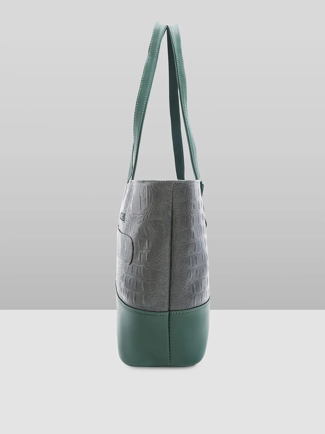 Caprese Syra Laptop Tote Large Sage Green