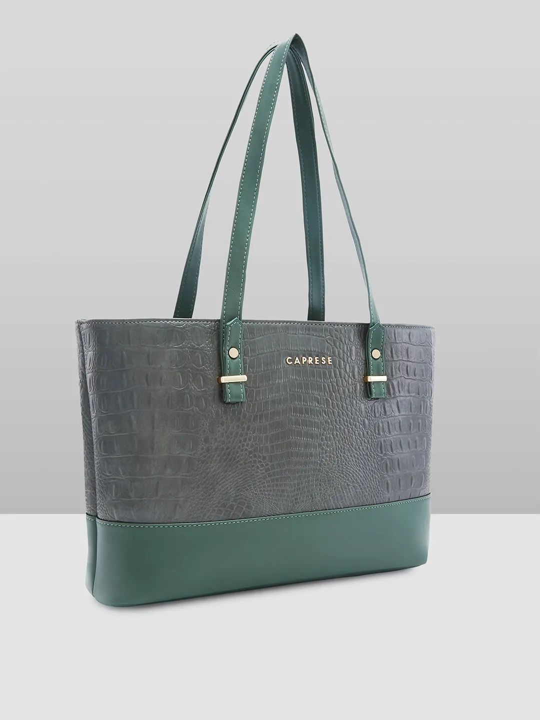 Caprese Syra Laptop Tote Large Sage Green