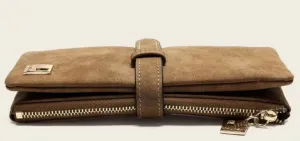 Caramel Suede Wallet