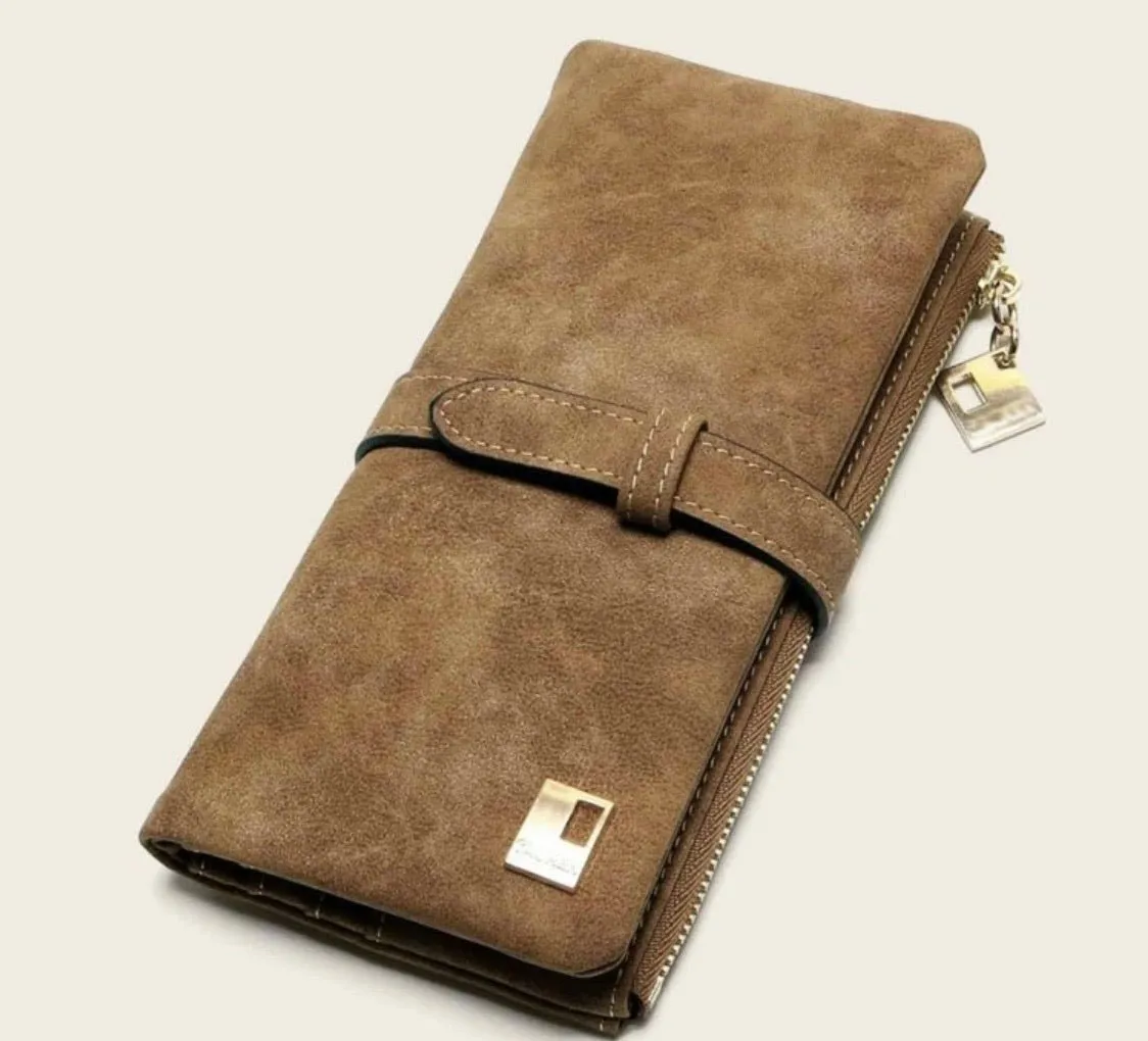 Caramel Suede Wallet