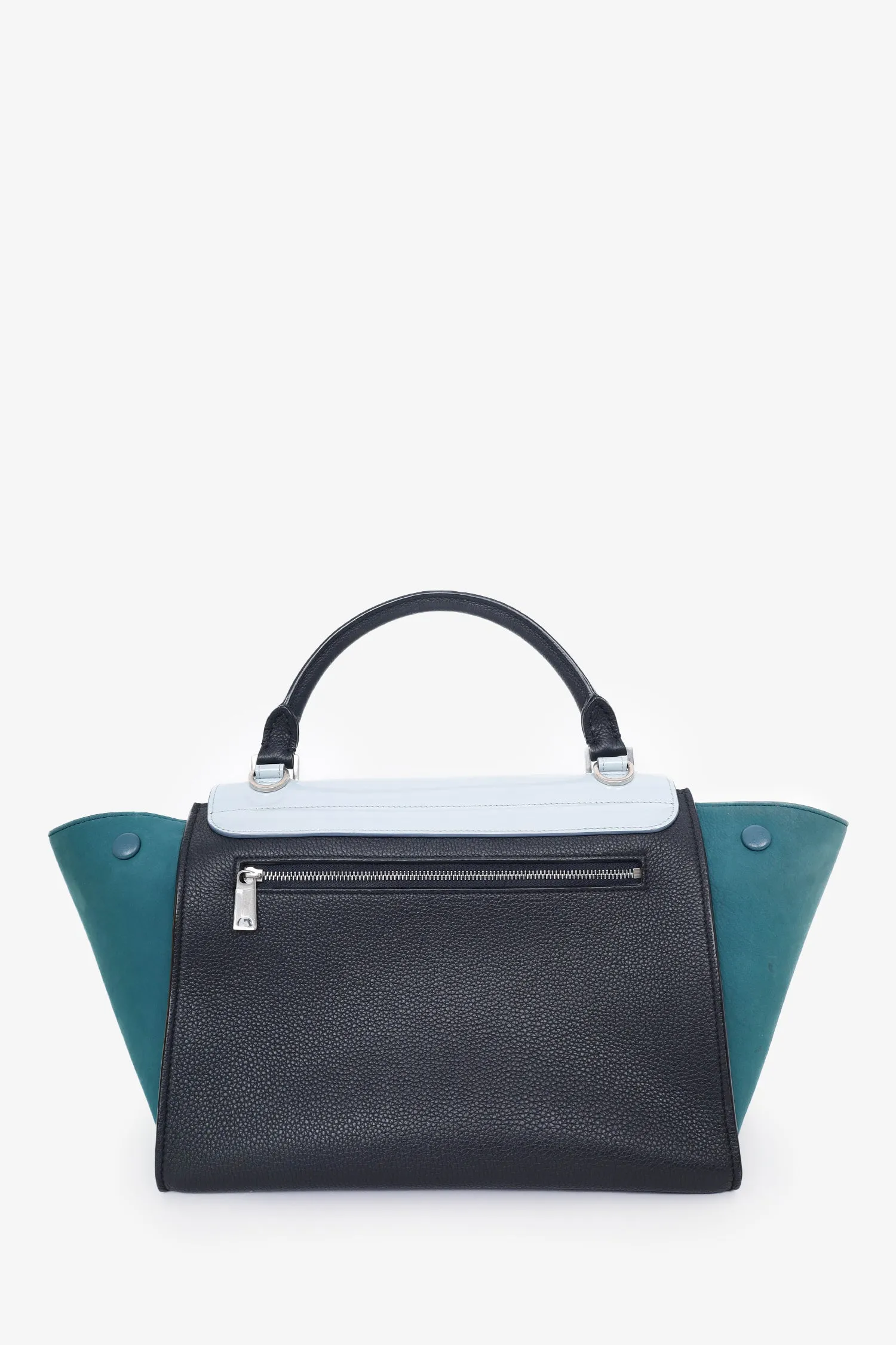 Celine Blue/GreenSmall Trapeze Bag